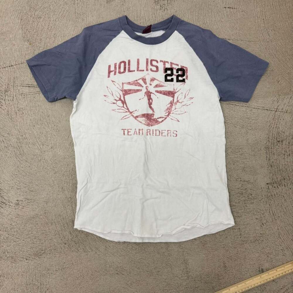 Hollister Y2K Team Riders 22 Raglan Graphic Tee